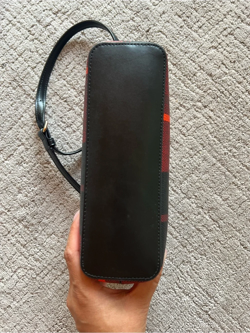 Kate Spade Red and Black Plaid Crossbody